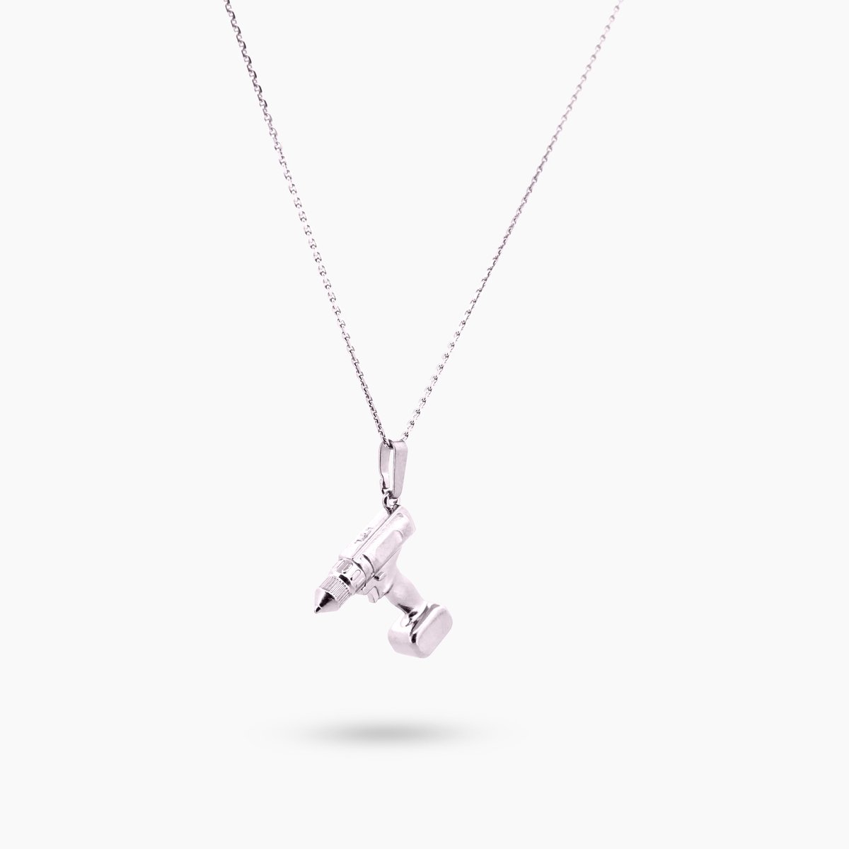 Pinchme Charms - Boor bedel - Voor makers, vakmensen & dromers met lef - Echt zilver - Handgemaakt in Nederland - Luxe cadeauverpakking - Ketting Sieraden