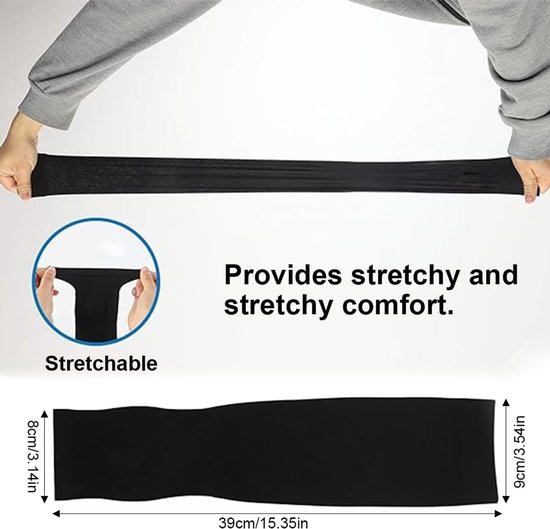 2 Pairs Cooling Sleeves voor Mannen en Vrouwen - UPF50 - UV Bescherming - Compressie Tattoo Covers - Sport Mouwen - Arm Cover voor Fietsen en Wandelen — afbeelding 4
