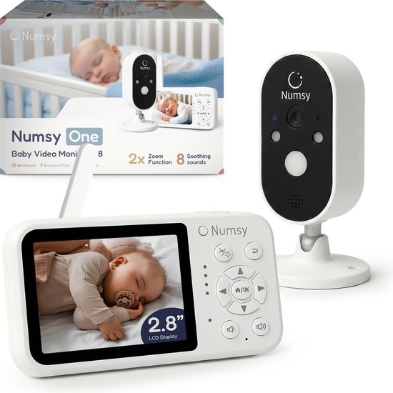 Numsy Babyfoon met Camera - Nachtzicht - Numsy - €59,95