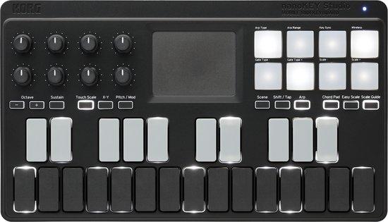 DTM・DAW korg nanokey studio KORG nanoKEY Studio MOBIEL MIDI-KEYBOARD | bol