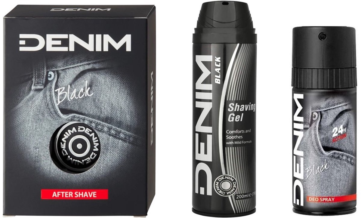 Denim Black - SET - After Shave / Scheergel / Deo Spray