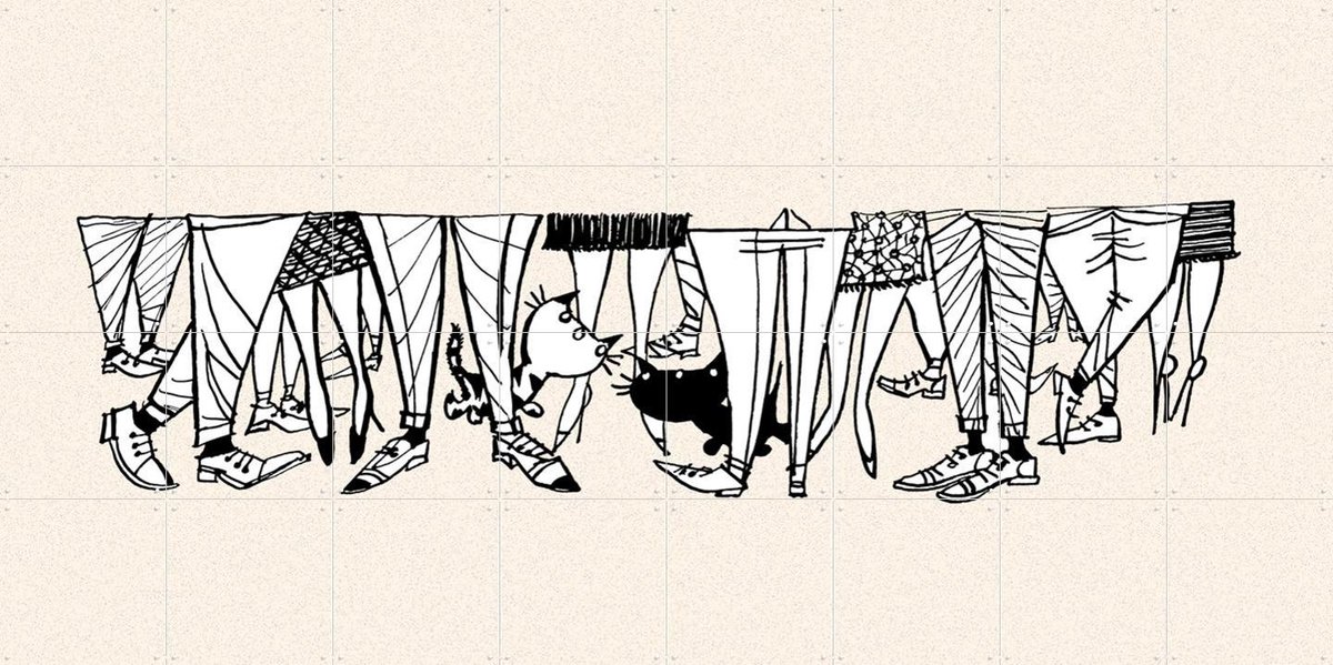 IXXI Pim & Pom 10, Fiep Westendorp - 160 x 80 cm - Gratis ophangtool - Grote wanddecoratie en posters - Illustraties, Kinderkamer, Kinderen