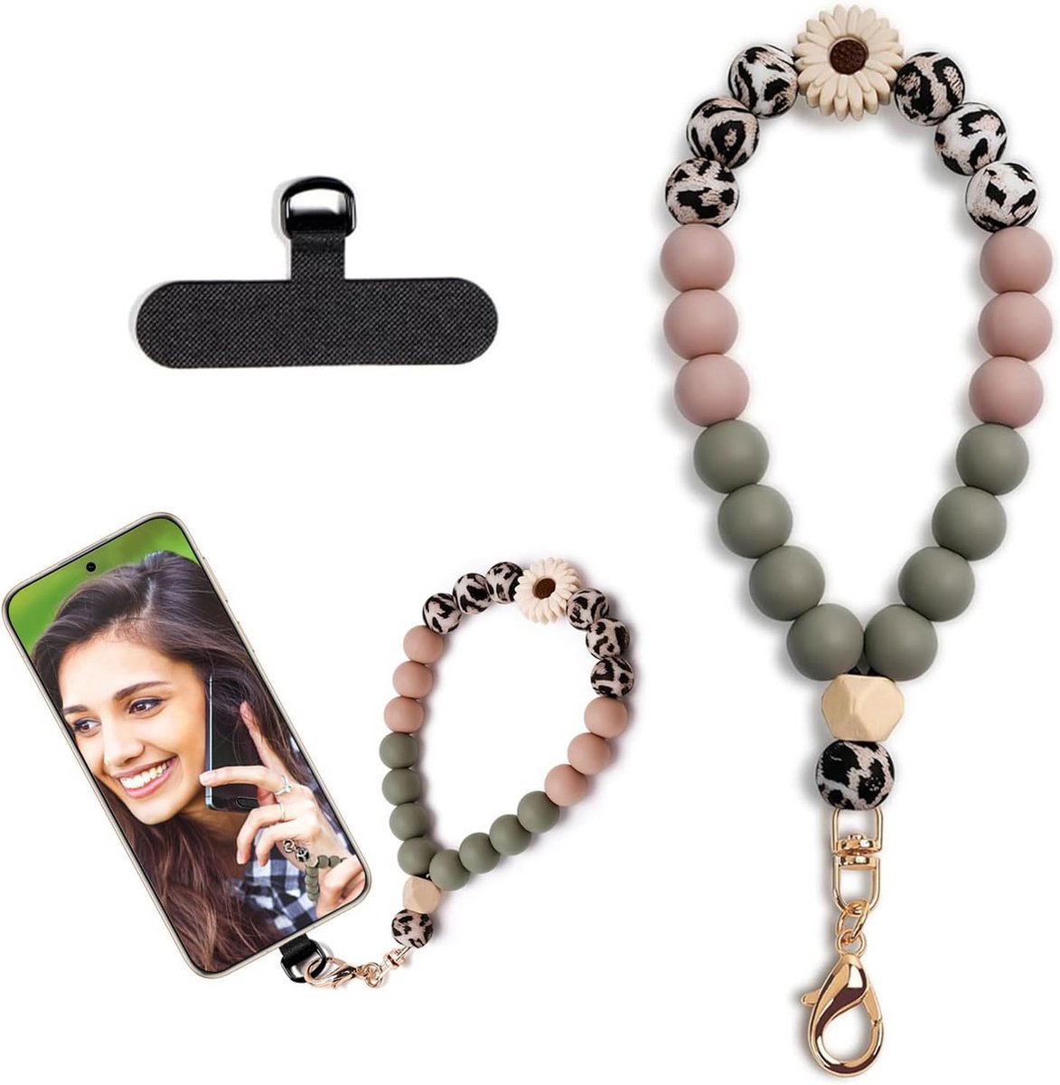 Armband voor Mobiele Telefoon met Lanyard - Universele Telefoonkoord voor Om de Pols