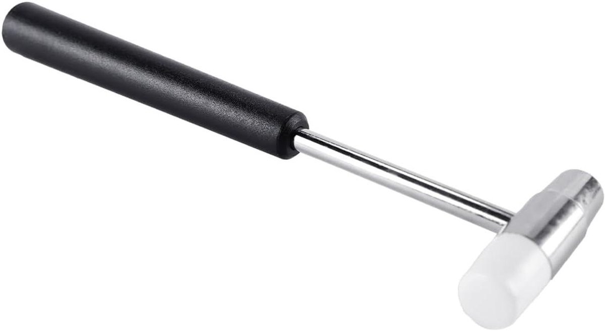 Allecto - Horloge reparatie tool - Metalen - Efficiënt - Dubbele Kop - Rubberen Hamer - Geschikt voor Horloges - Zwart