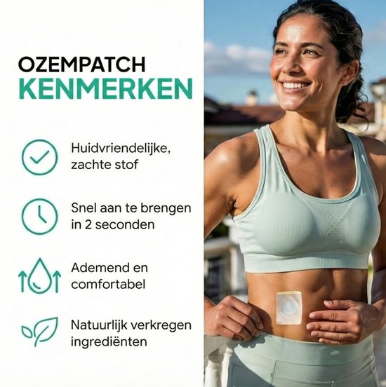OzemPatch Afslankpleisters – 30 stuks – Voor Afslanken & Afvallen ...
