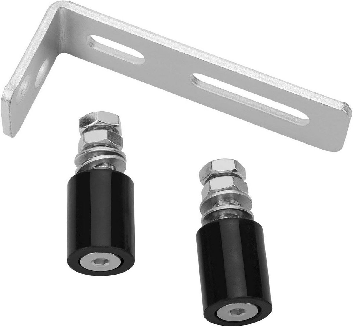Set van 2 Roldeursystemen voor Kasten met 30 mm Rollen