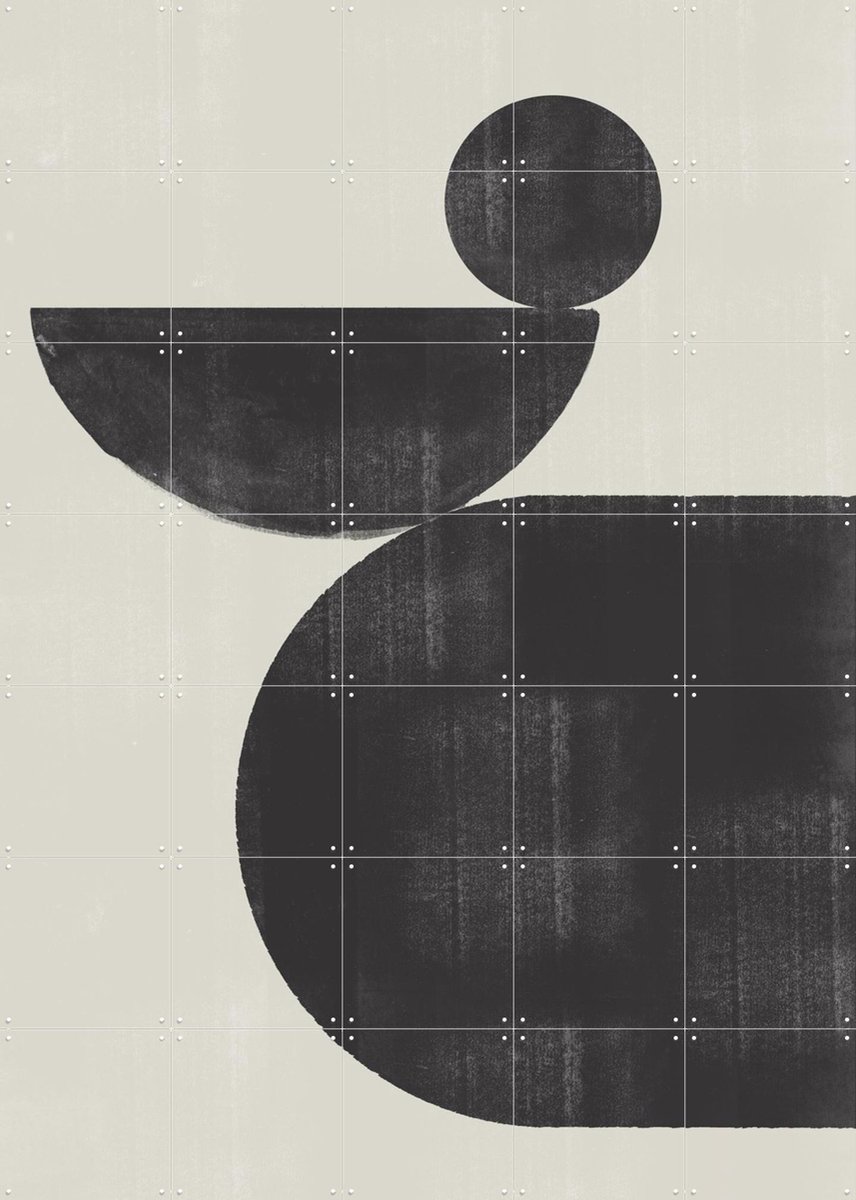 IXXI Shape Study No.3, The Miuus Studio & Various - 100 x 140 cm - Gratis ophangtool - Grote wanddecoratie en posters - Grafisch Ontwerp