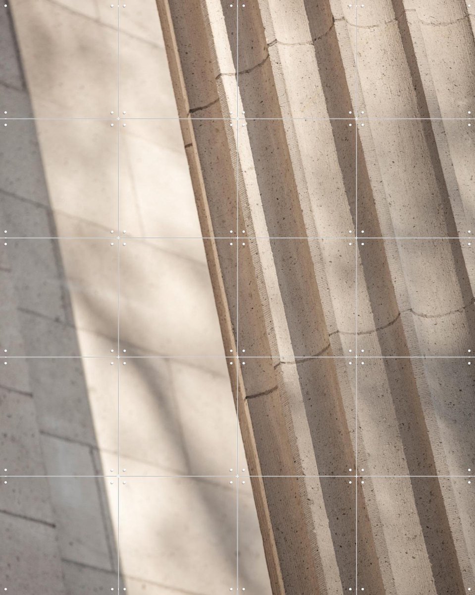 IXXI Lights and Shadows 2, Mareike Böhmer - 80 x 100 cm - Gratis ophangtool - Grote wanddecoratie en posters - Abstract, Fotografie, Architectuur