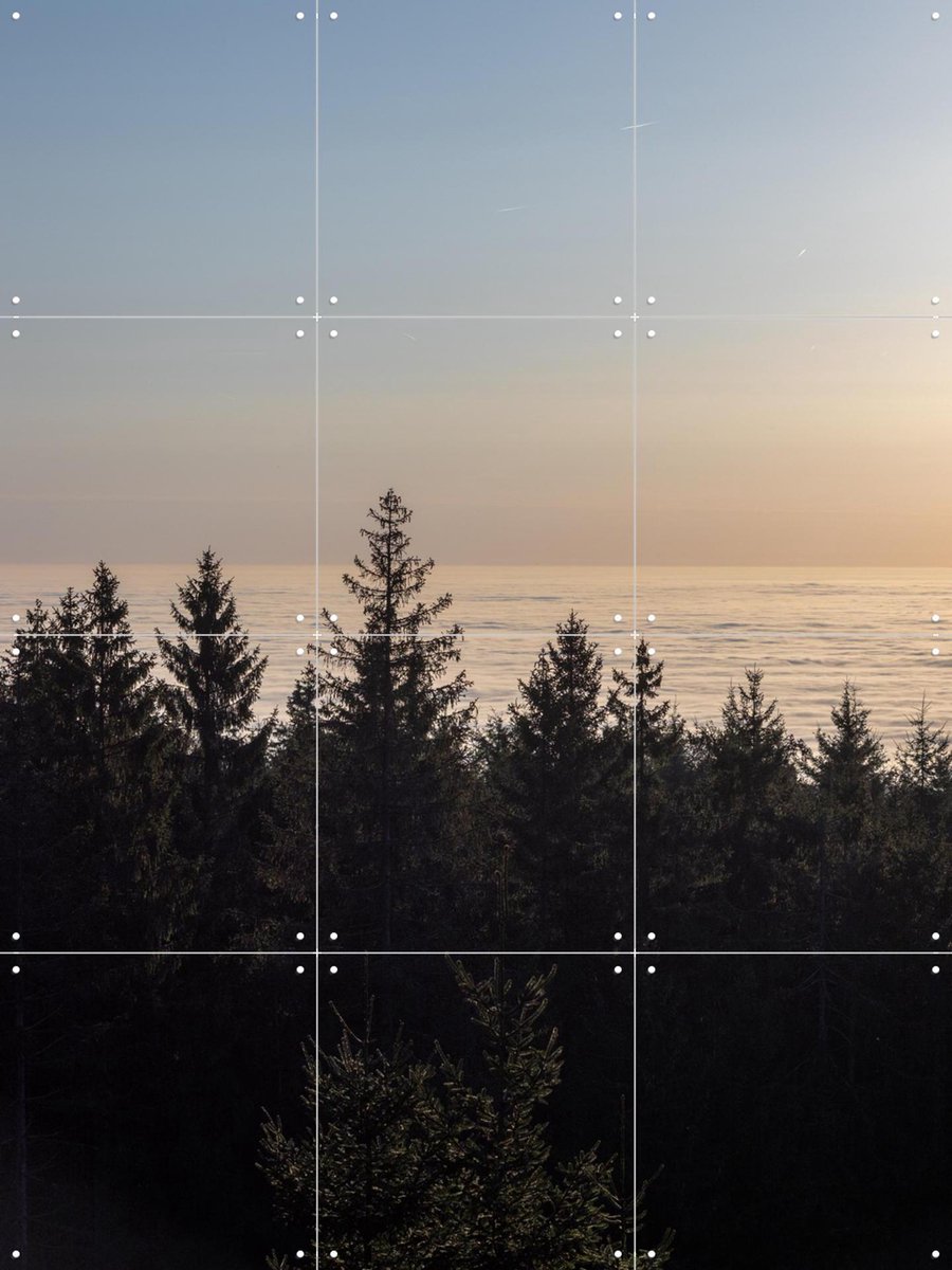 IXXI Golden Hour 4, Mareike Böhmer - 60 x 80 cm - Gratis ophangtool - Grote wanddecoratie en posters - Realisme, Minimalisme, Naturalisme, Fotografie
