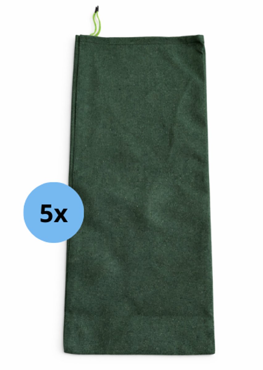 Canvas Zandslurven 5 stuks - 70 x 30 cm - Scheurbestendig - Waterbestendig - Tegen Wateroverlast - Ongevuld
