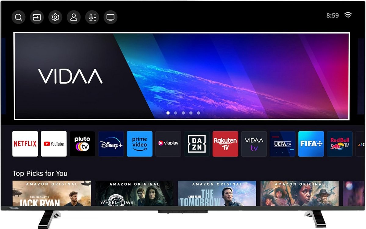 40 inch Smart TV FullHD met ingebouwde Triple Tuner en VIDAA besturingssysteem