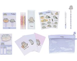 Complete Briefpapierset met Etui, Notitieblokken, Markeerpennen en Stickers