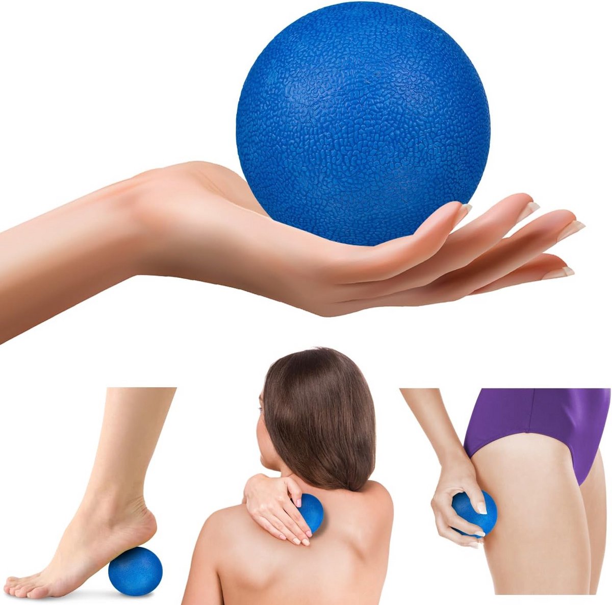 Massagebal Fascia Bal Lacrosse voor Triggerpoint Therapie en Spierontspanning