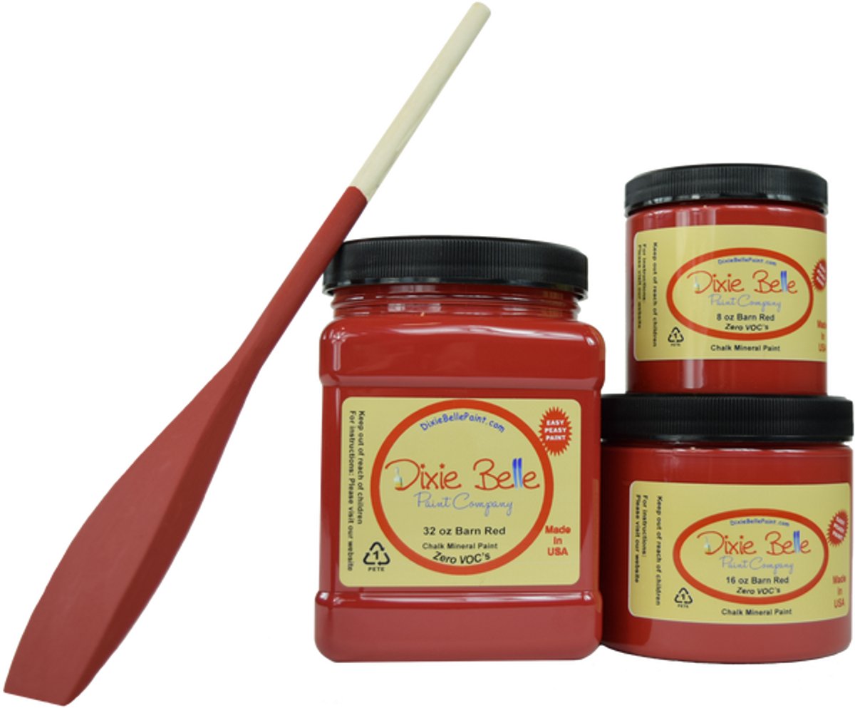 Barn Red (Dixie Belle Chalk Mineral Paint): 8oz (237ml)