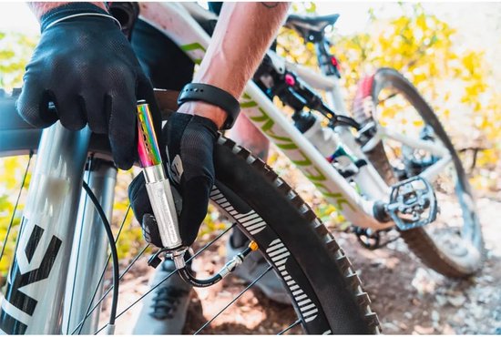 Compacte Aluminium Handpomp voor Fietsbanden - Universeel Presta & Schrader — afbeelding 2