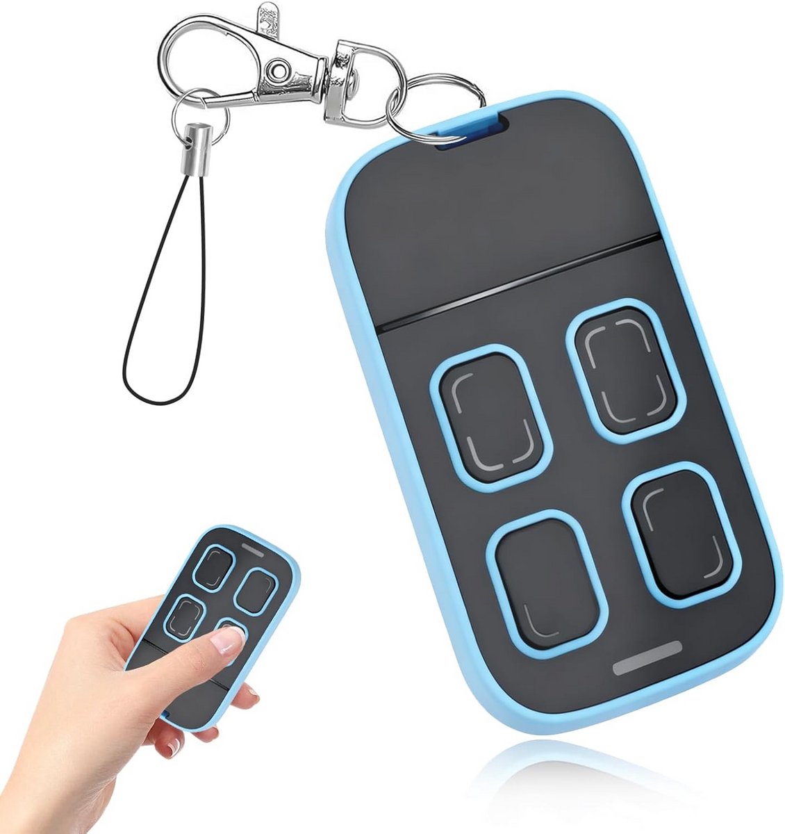 Universele 4-in-1 Afstandsbediening voor Garagedeuren en Elektrische Poorten - Multifrequentie 280-868 MHz