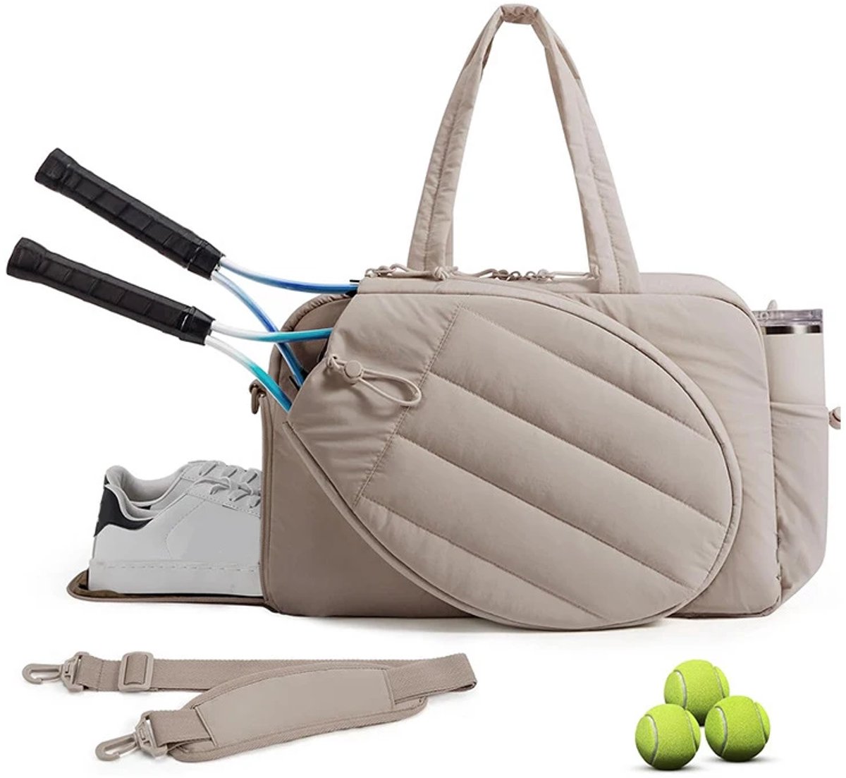 Grote padel Tennis- & Badminton Rackettas – Sport Schoudertas voor Training, Reizen