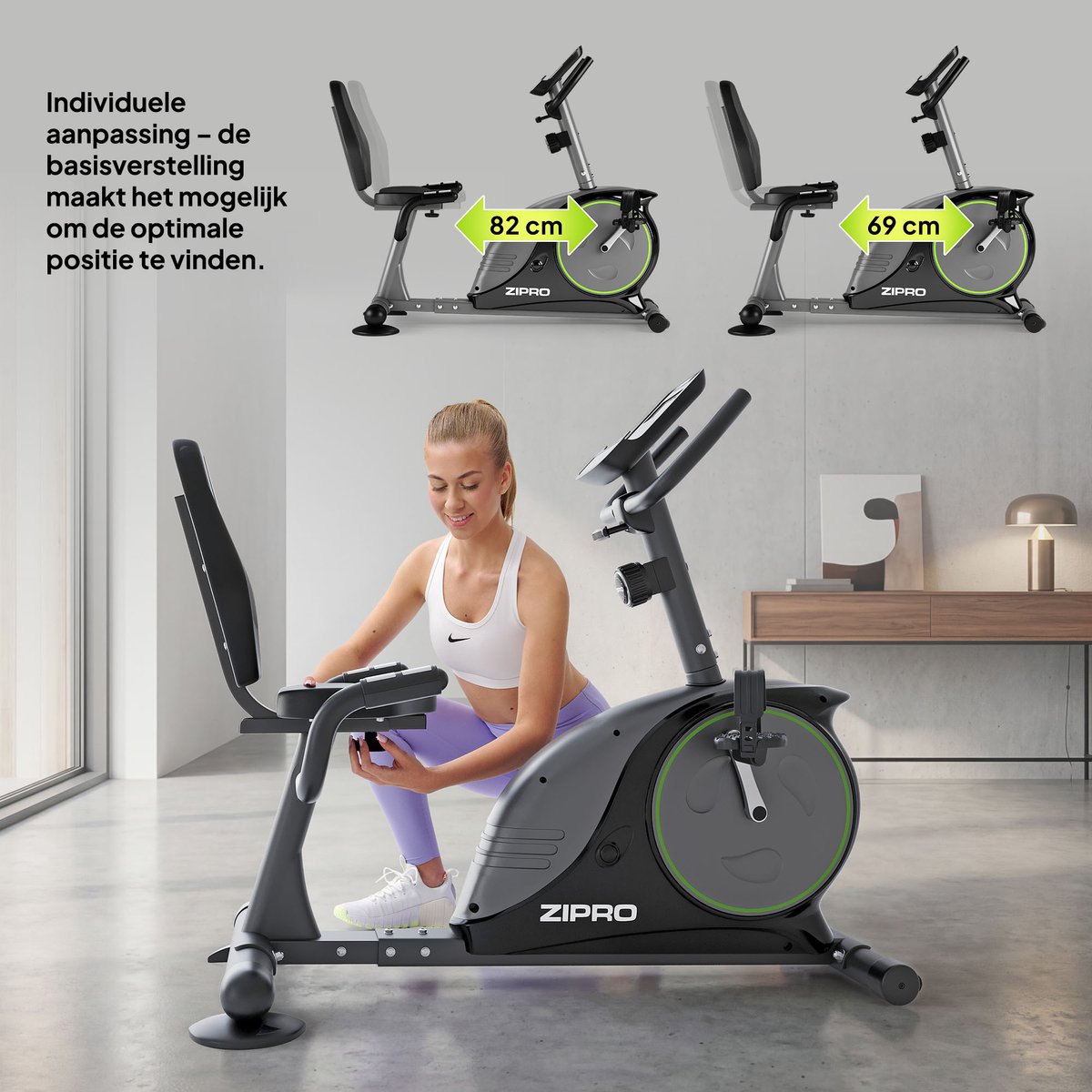 Zipro Easy Hometrainer Elektromagnetisch met - afbeelding 3
