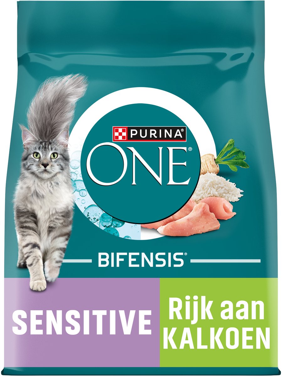 Purina One Purina ONE Sensitive - Kalkoen/Rijst - 2 x 1.5 kg