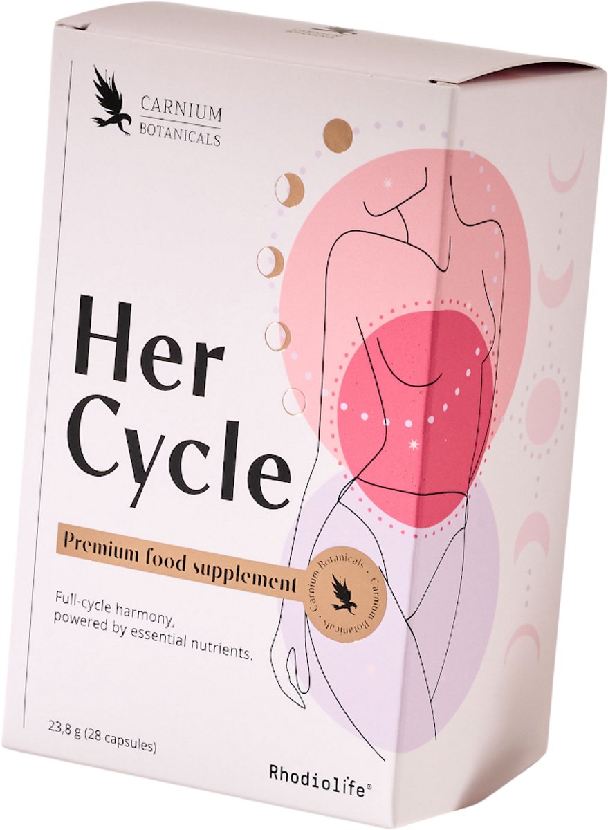 Carnium Botanicals Her Cycle Supplement - Ondersteunt de Menstruatiecyclus - 120 Capsules - 30 Dagen