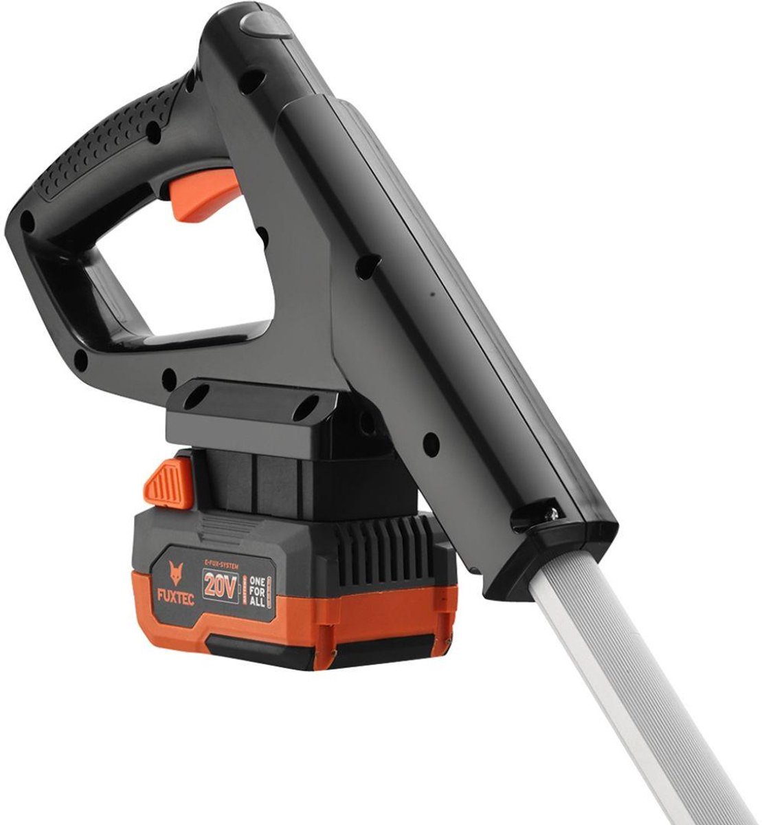 FUXTEC Snoerloze Einhand Gazonmaaier accu FX-E1RMEH20-SET – Compacte Grasmaaier – 20V Accu met Lader – 220 mm Maaibreedte – 300 W – 3-voudige Maaihoogteverstelling 30–50 mm – Flexibele Kogelkopbediening – foto 4