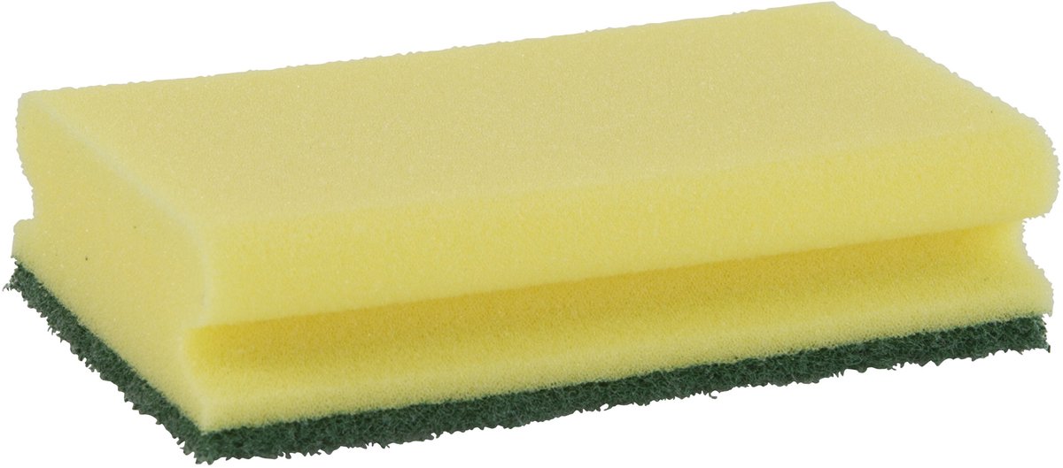 Schuursponzen XL - 20x stuks - met greep - 16,5 x 8 x 4,7 cm - extra groot - sponzen