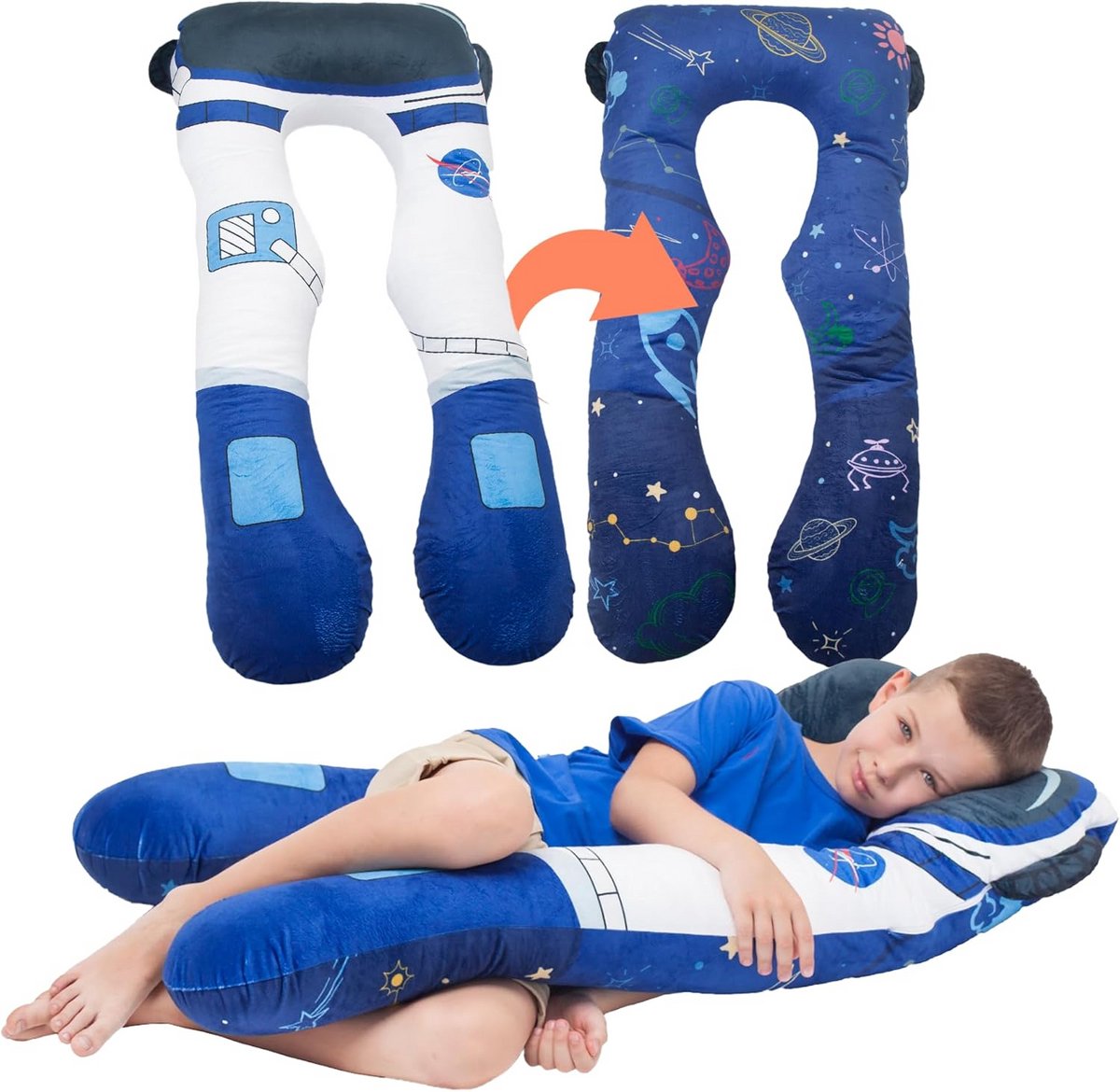 Kinderslaapkussen voor Bed en Slapen 60 x 120 cm Zijslaper Kussen