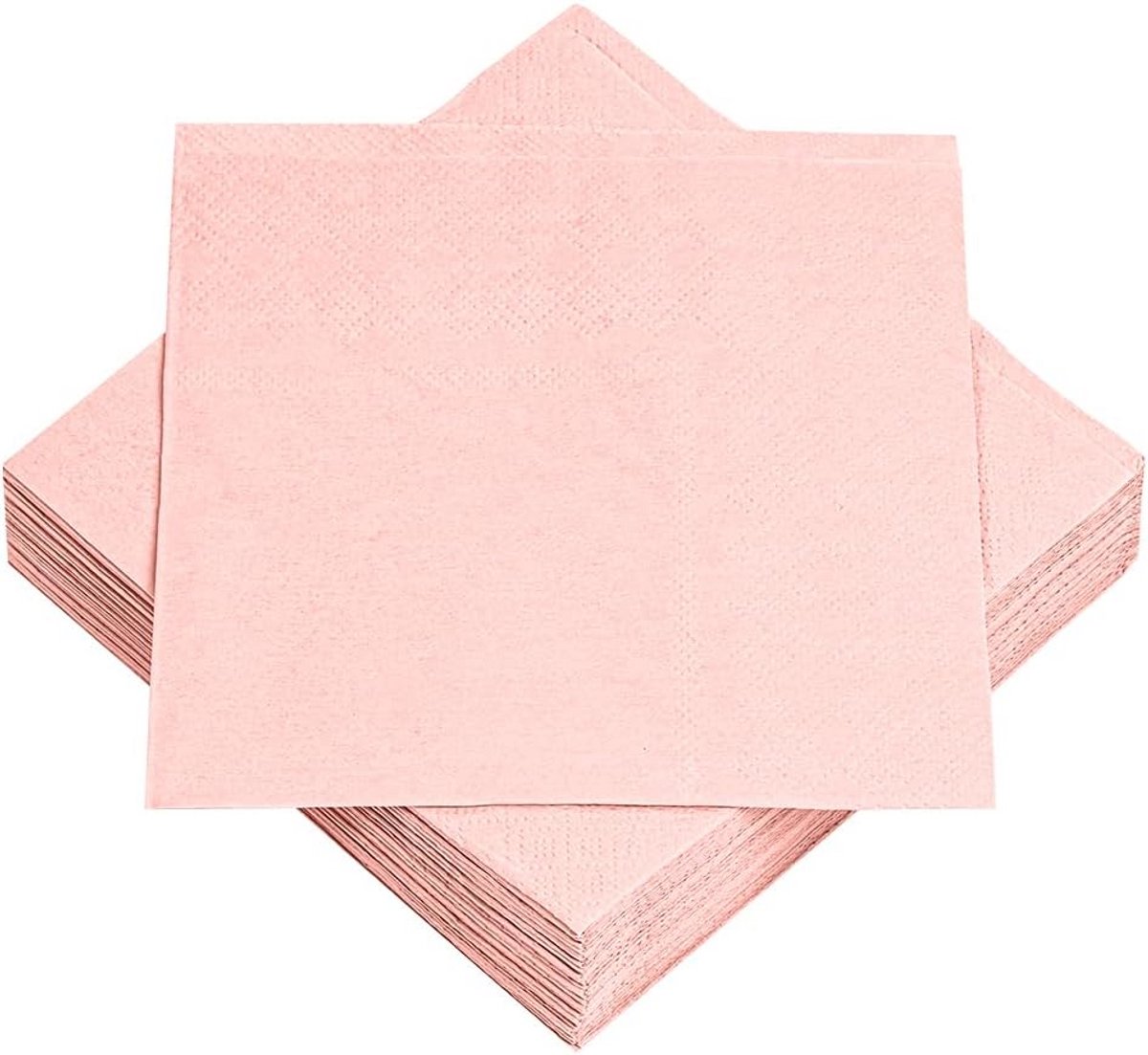 40 Roze Papieren Servetten 2-Laags 33x33 cm voor Feest en Catering