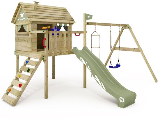 Aire de jeux Wickey Smart Travel - Vert Pastel