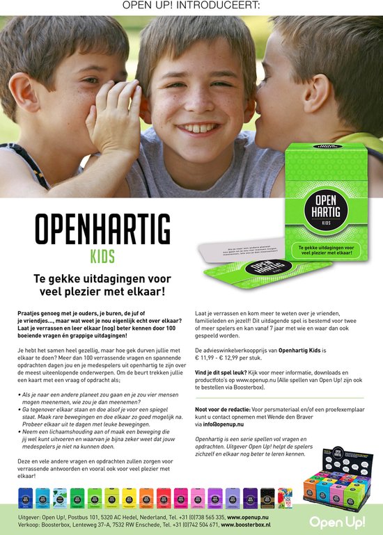 Openminded Kids - Gespreksstarter