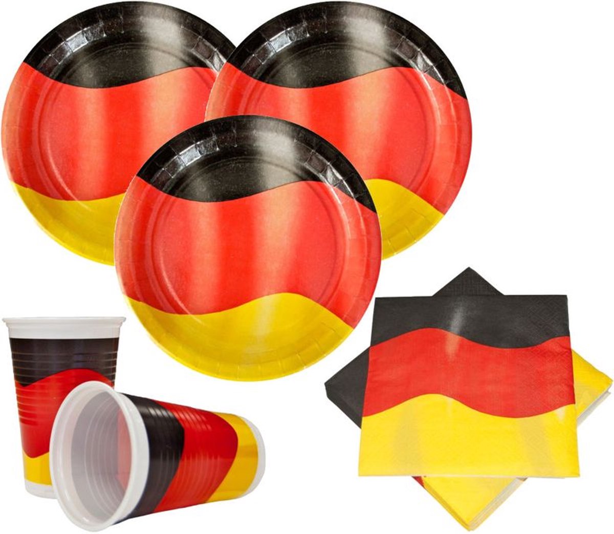 10 bekers Duitsland feest
