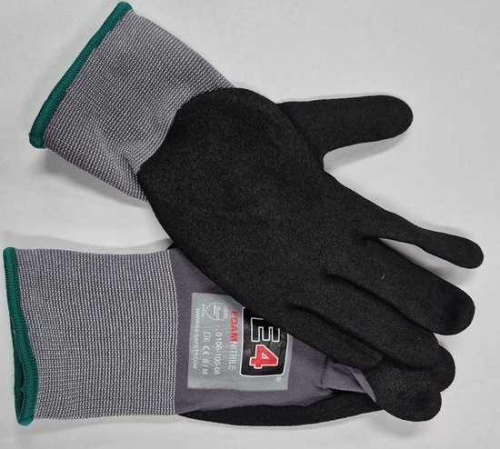 Towa: poly/nylon handschoen volledig Microfinish nitril gecoat kopen
