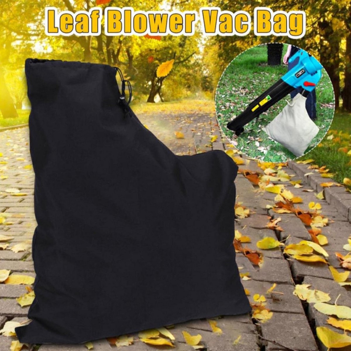 Universele Opvangzak voor Tuinbladblazer - Sterke Vangzak voor Bladeren en Vuil
