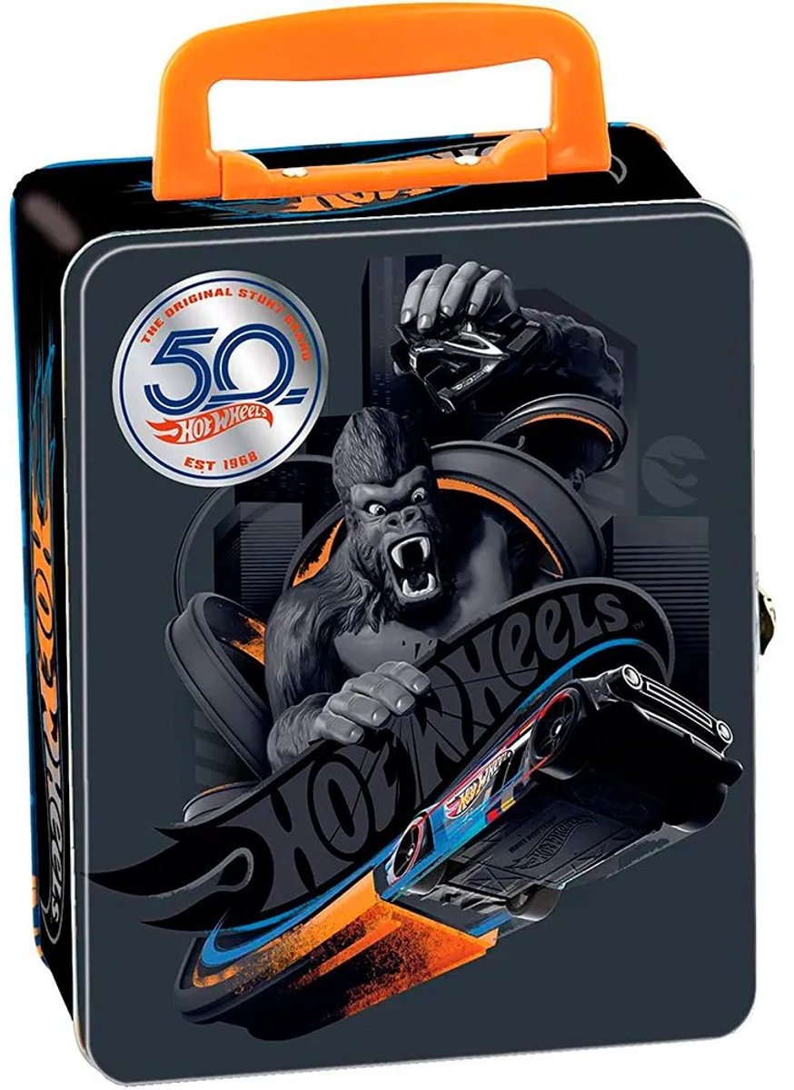 Klein Toys Hot Wheels verzamelkoffer - geschikt voor max. 50 auto's - 26x8,5x37,5 cm - blauw — afbeelding 8