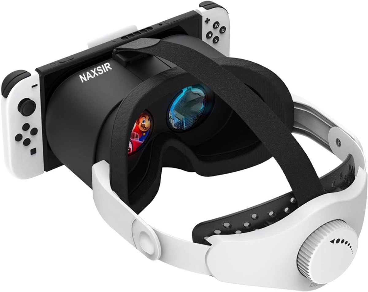 NAXSIR - VR-bril voor Nintendo Switch/Switch OLED met verstelbare HD-lenzen
