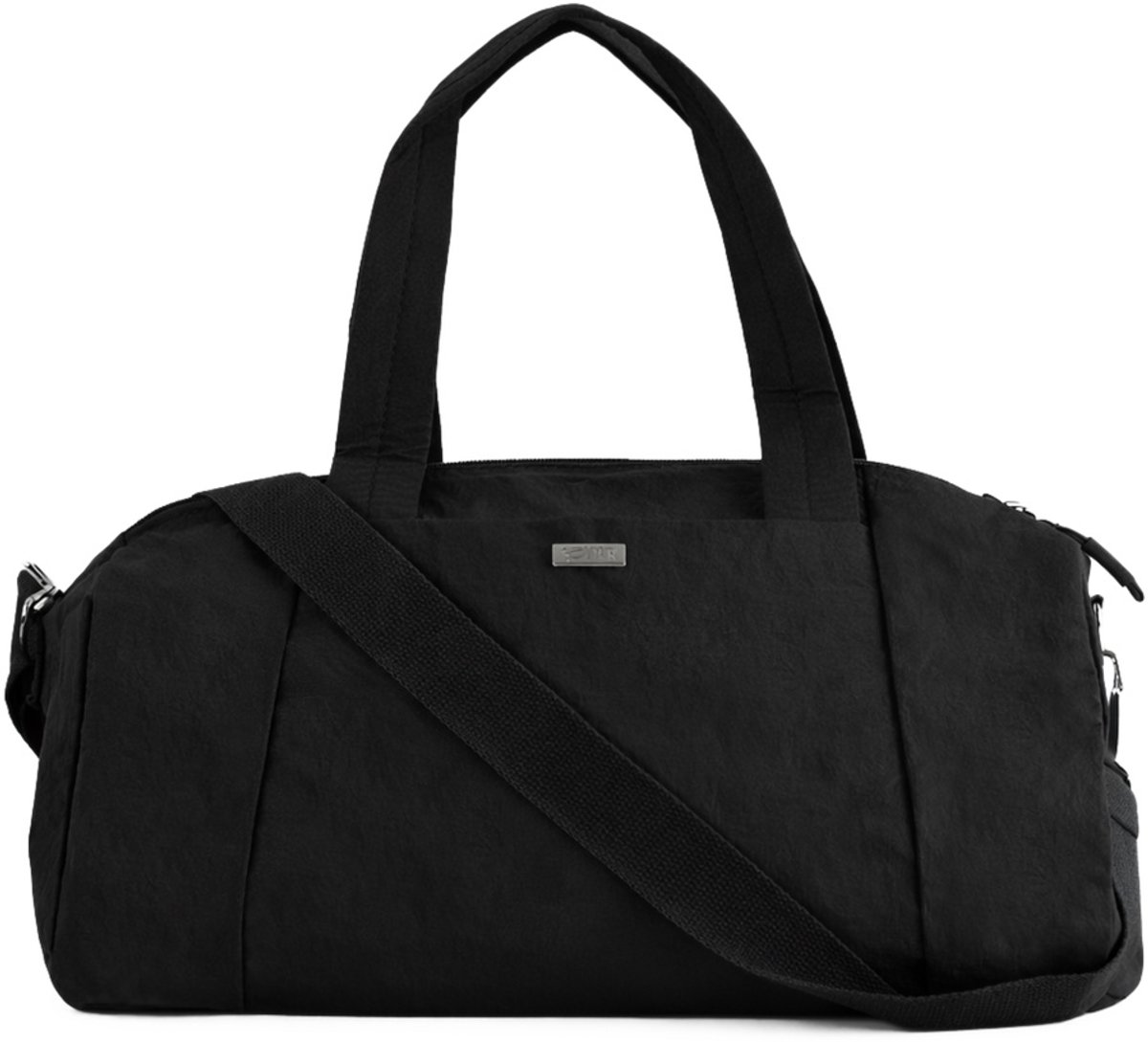 Solier SM05 Shala – Sporttas dames – Lichtgewicht – Ruim hoofdvak – Verstelbare schouderriem – Zwart