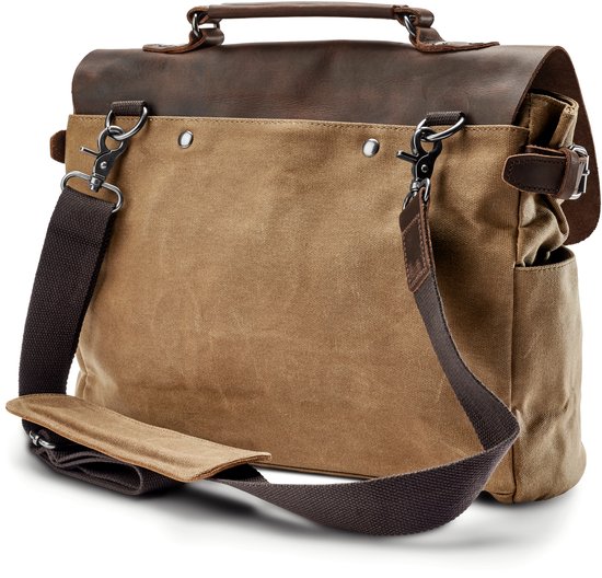 Sac à bandoulière de style vintage couleur havane