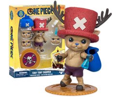 One Piece - Actiefiguur Chopper - Beweegbaar figuur met verwisselbare hoofden en tas - 10 cm hoog