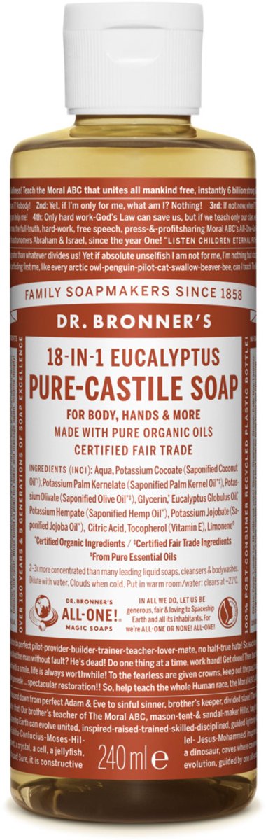 Dr Bronners Liquid soap eucalyptus 240 Milliliter