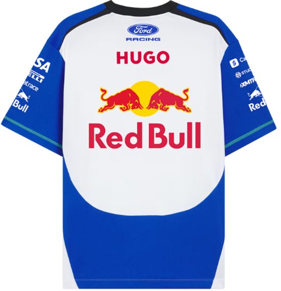 Visa Cash App Teamline T-shirt 2026 L - Liam Lawson - Arvid Lindblad van Visa — afbeelding 2