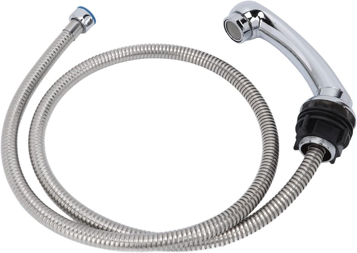 Allecto- Professioneel Kapsalon Shampoo Bed - Douchekop met Slangfittingen - Geschikt voor Kapsalons - Wit Professioneel Kapsalon Shampoo Bed Douchekop Handdouche met Slangfittingen