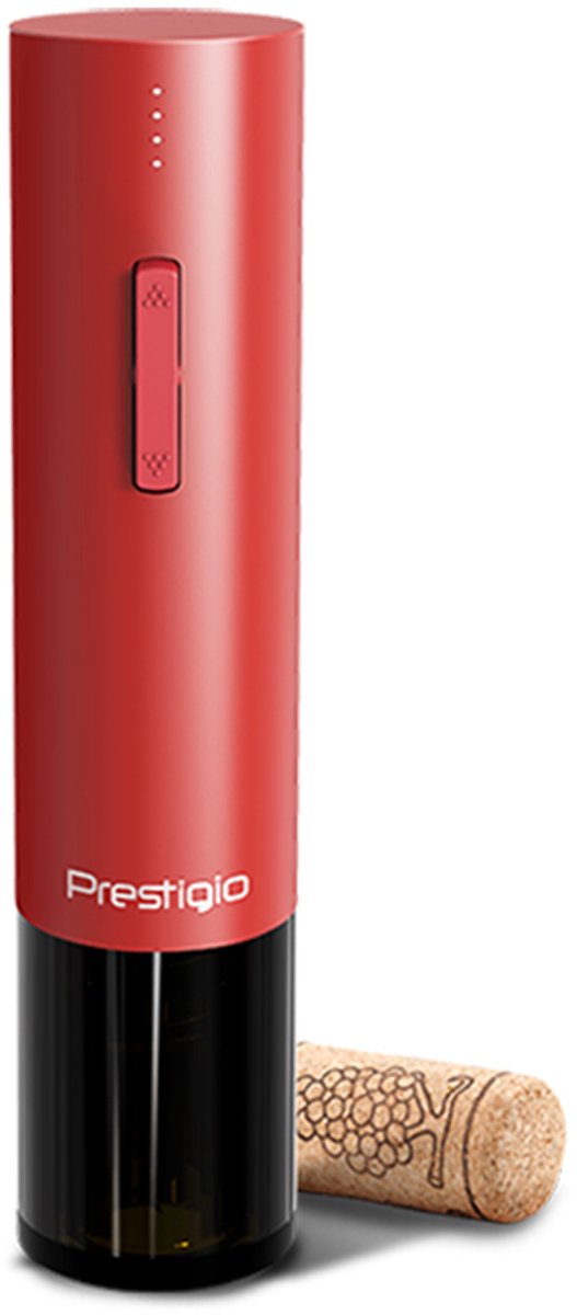 Prestigio Valenze Electric Wine Opener Red