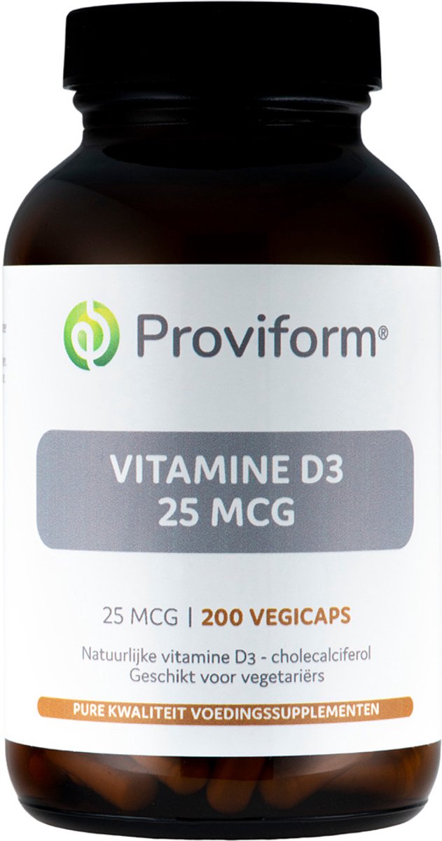 Proviform Vitamine D3 25mcg 200 Vegetarische capsules