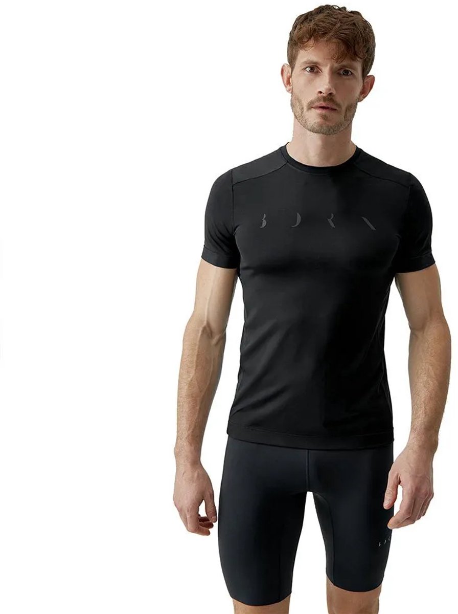 Born Living Yoga Volta T-shirt Met Korte Mouwen Zwart S Man