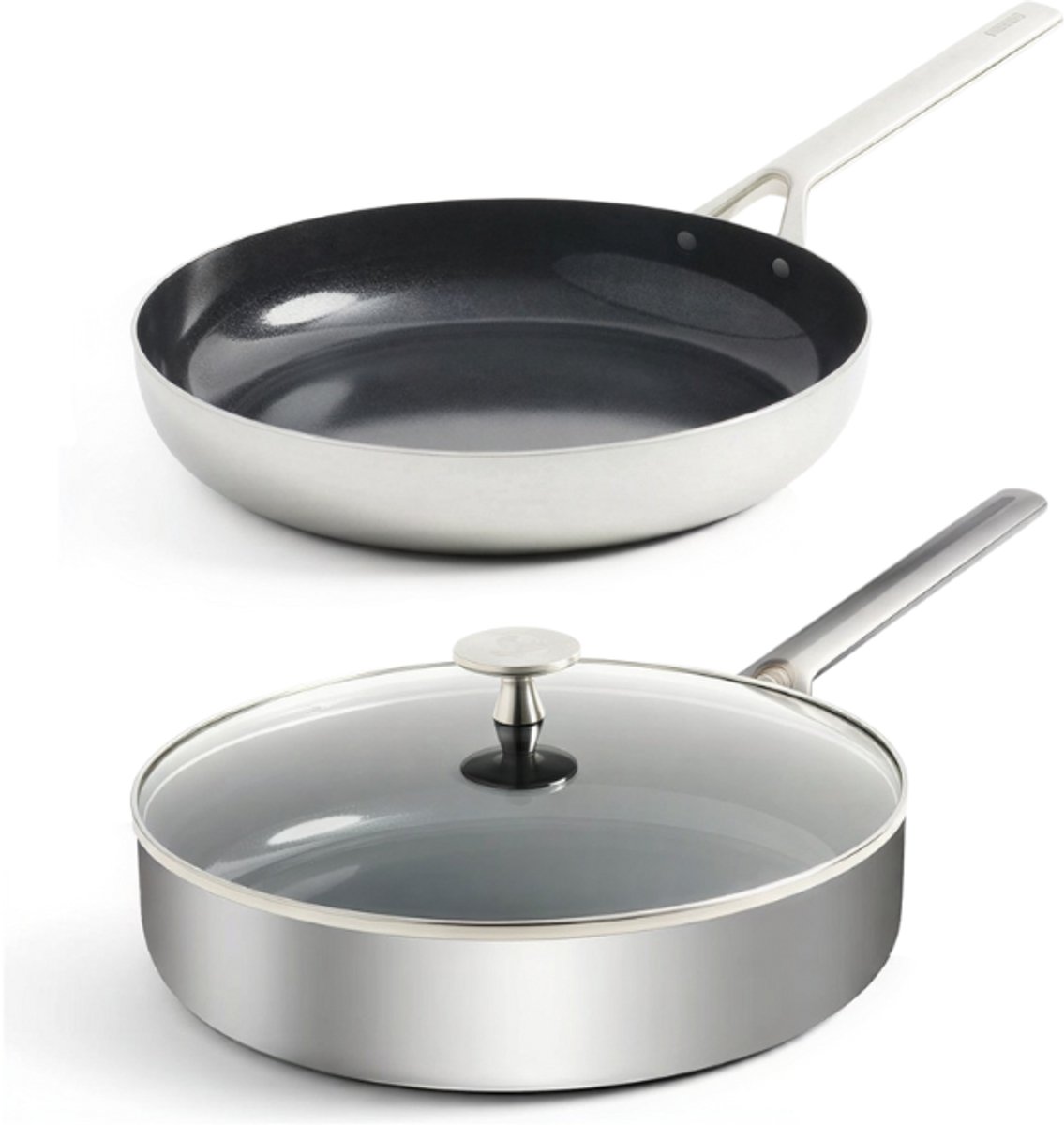Royal van Kempen en Begeer Pannenset – Koekenpan & Hapjespan met Deksel – 28 cm – PFAS-vrij
