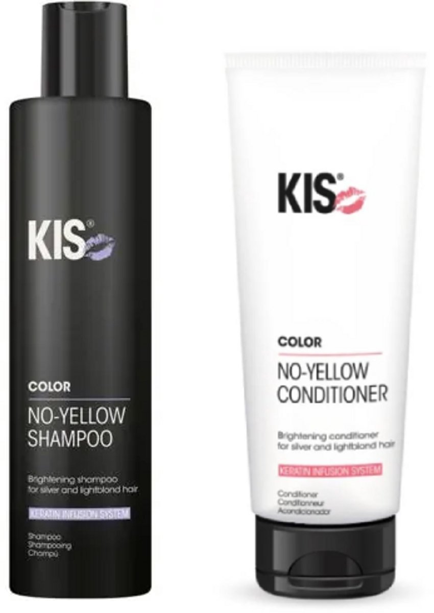 Kis - No Yellow - Duo Set Shampoo 250 ml + Conditioner 250 ml