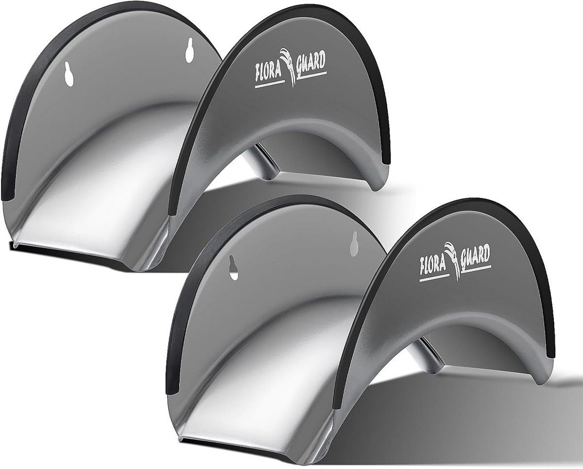 Set van 2 Stevige Metalen Slangenhouder voor Tuinslang of Verlengkabel - Wandmontage