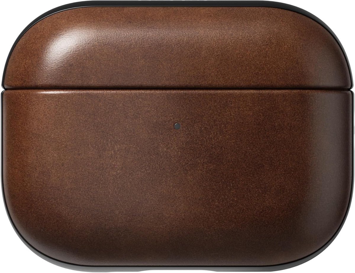 Leren hoesje voor AirPods Pro 3e generatie van echt leer met patina effect