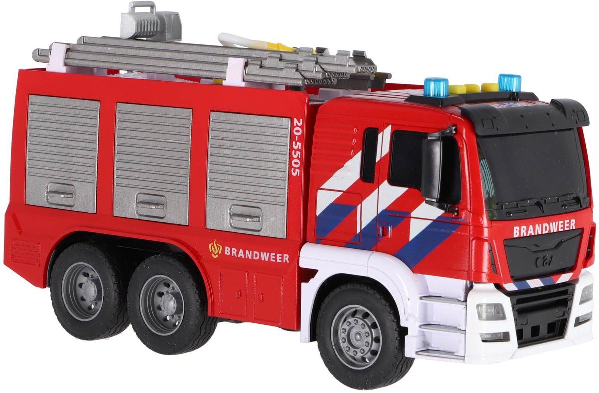 Rapid Wheels brandweerauto speelgoed met licht en geluid - multicolor. — afbeelding 2