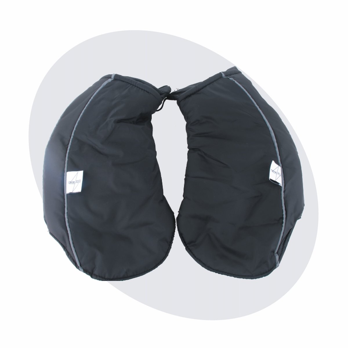 Voltano Set Handmoffen / Handwarmers Fiets, Scooter, Motor - Zwart - Fiets Handschoenen - Fietswanten / Handverwarmers